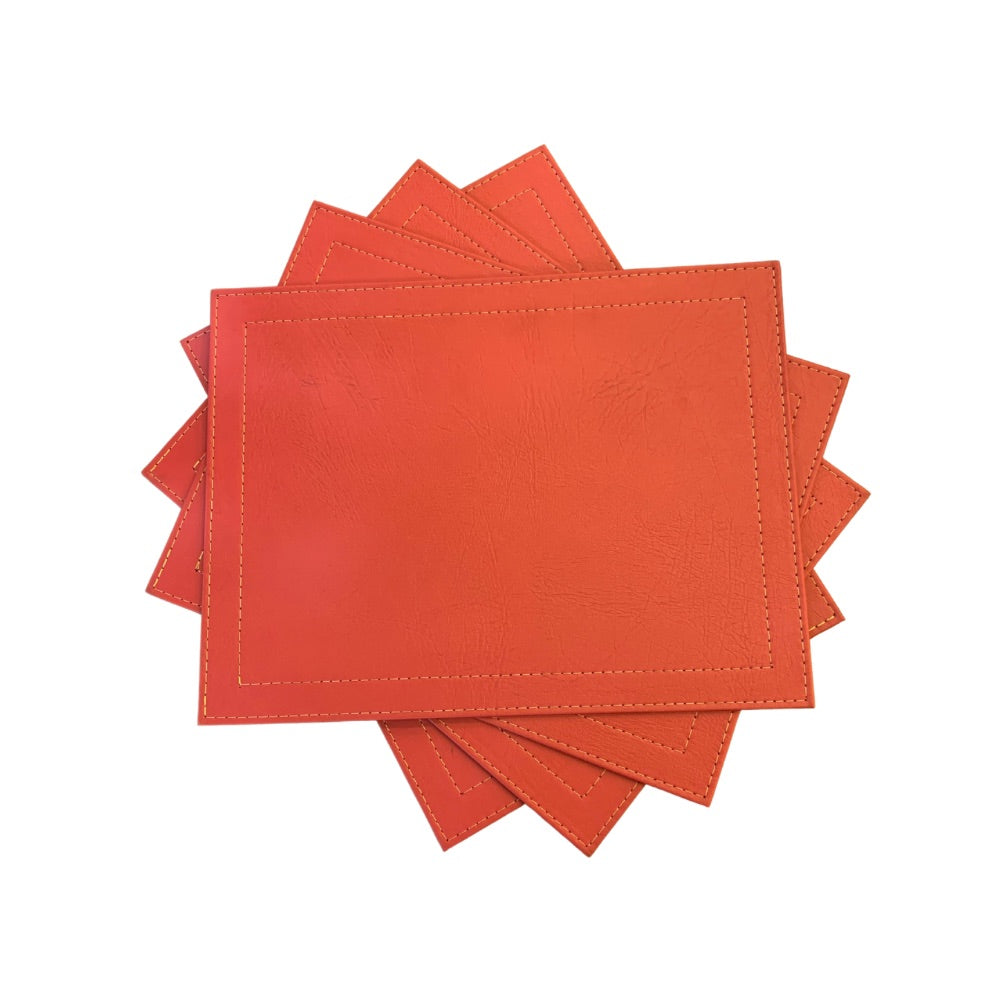 Set 4 individuales ecocuero