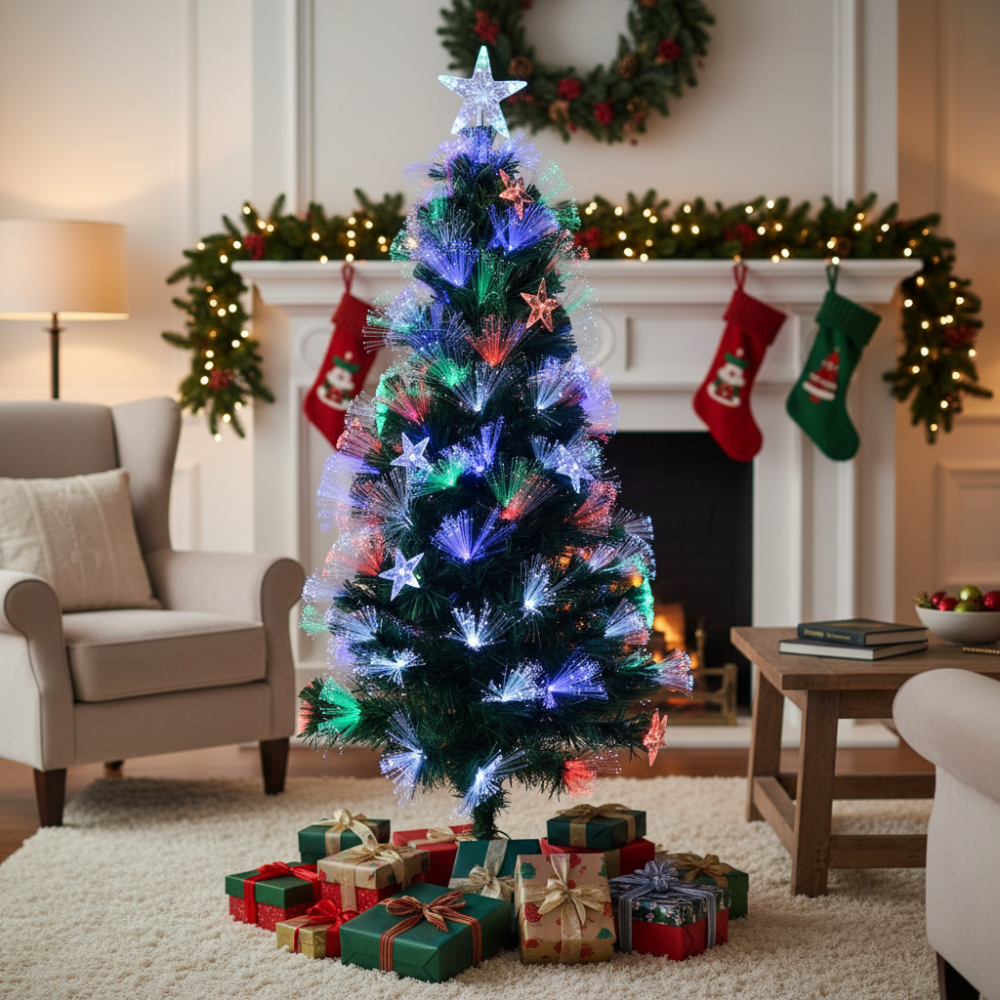 Árbol Navideño 120cm luces integradas.
