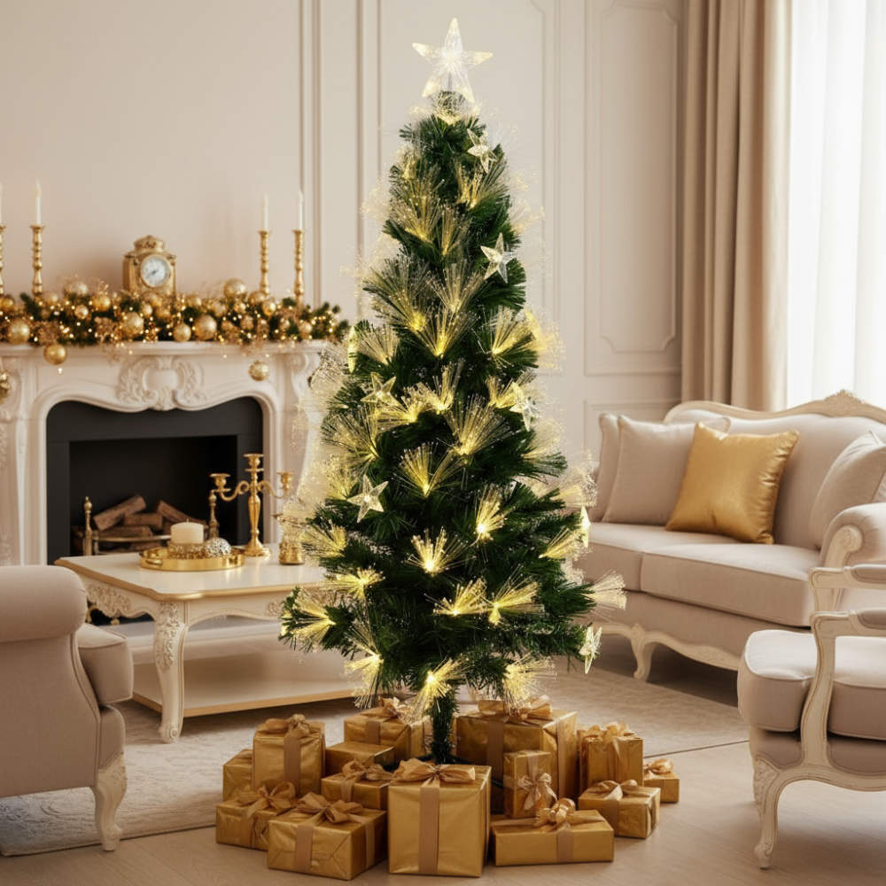 Árbol Navideño 120cm luces integradas.