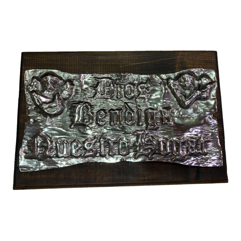 Peltre Dios Bendiga Nuestro Hogar