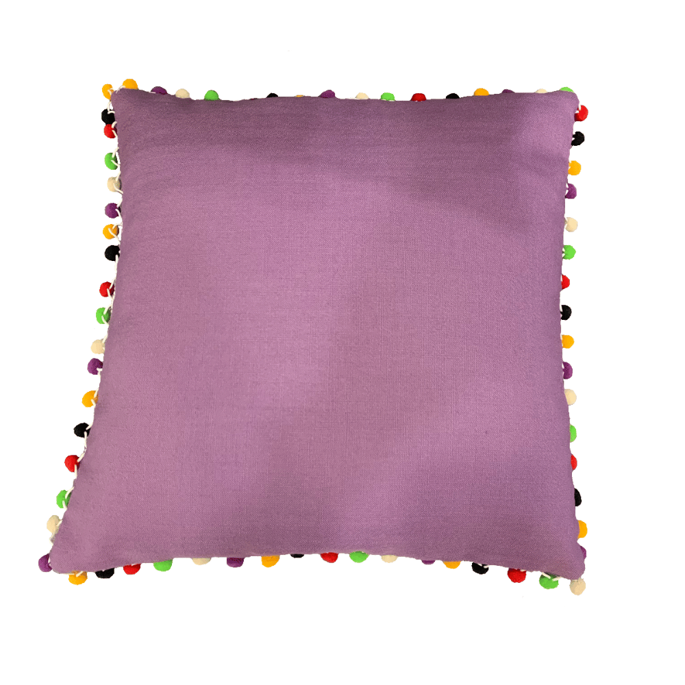 Funda de Cojines Pompones
