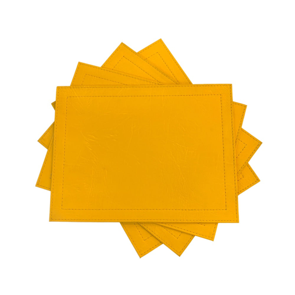 Set 4 individuales ecocuero