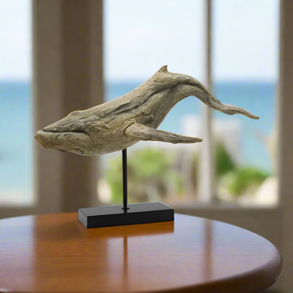 BALLENA RESINA CON SOPORTE