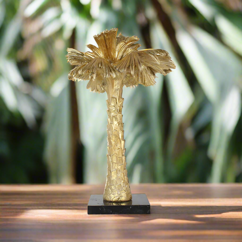 PALMERA DORADA GRANDE RESINA