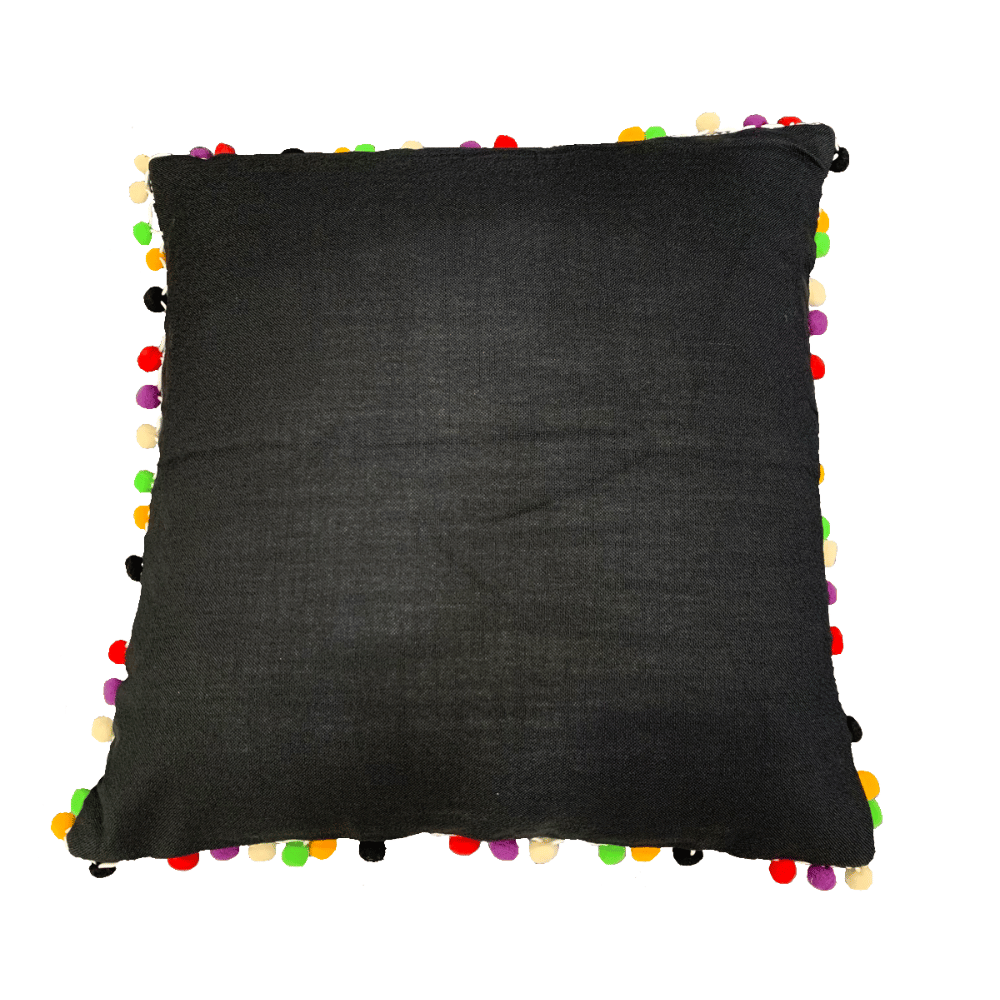 Funda de Cojines Pompones