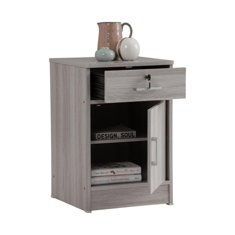 VELADOR MESITA NOCHE DUBLIN GREY