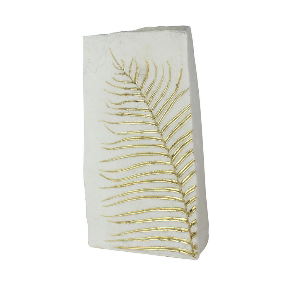 JARRON HOJA ORO MEDIANO