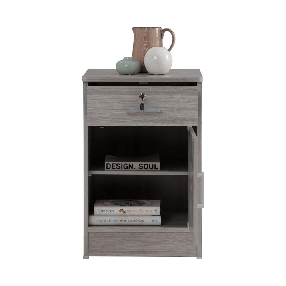 VELADOR MESITA NOCHE DUBLIN GREY