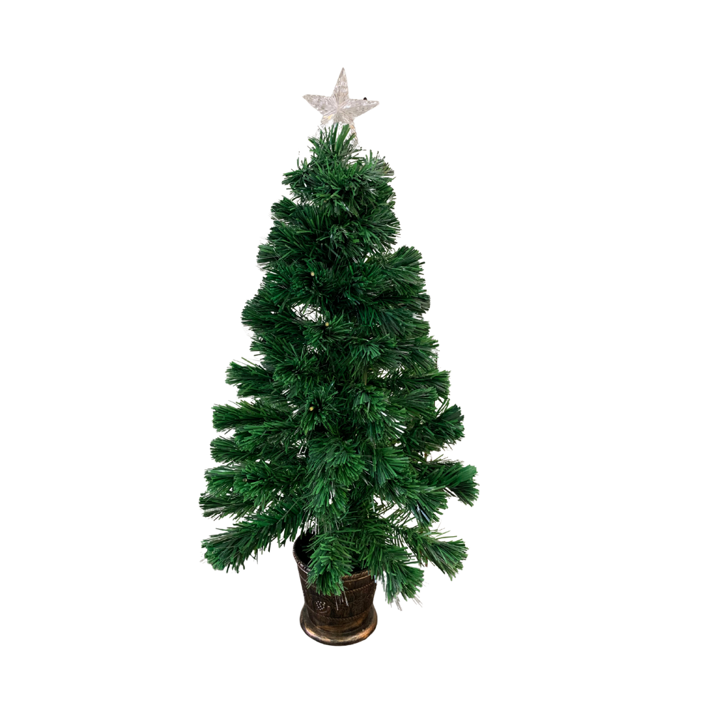 Árbol Navideño 90cm con base y luces