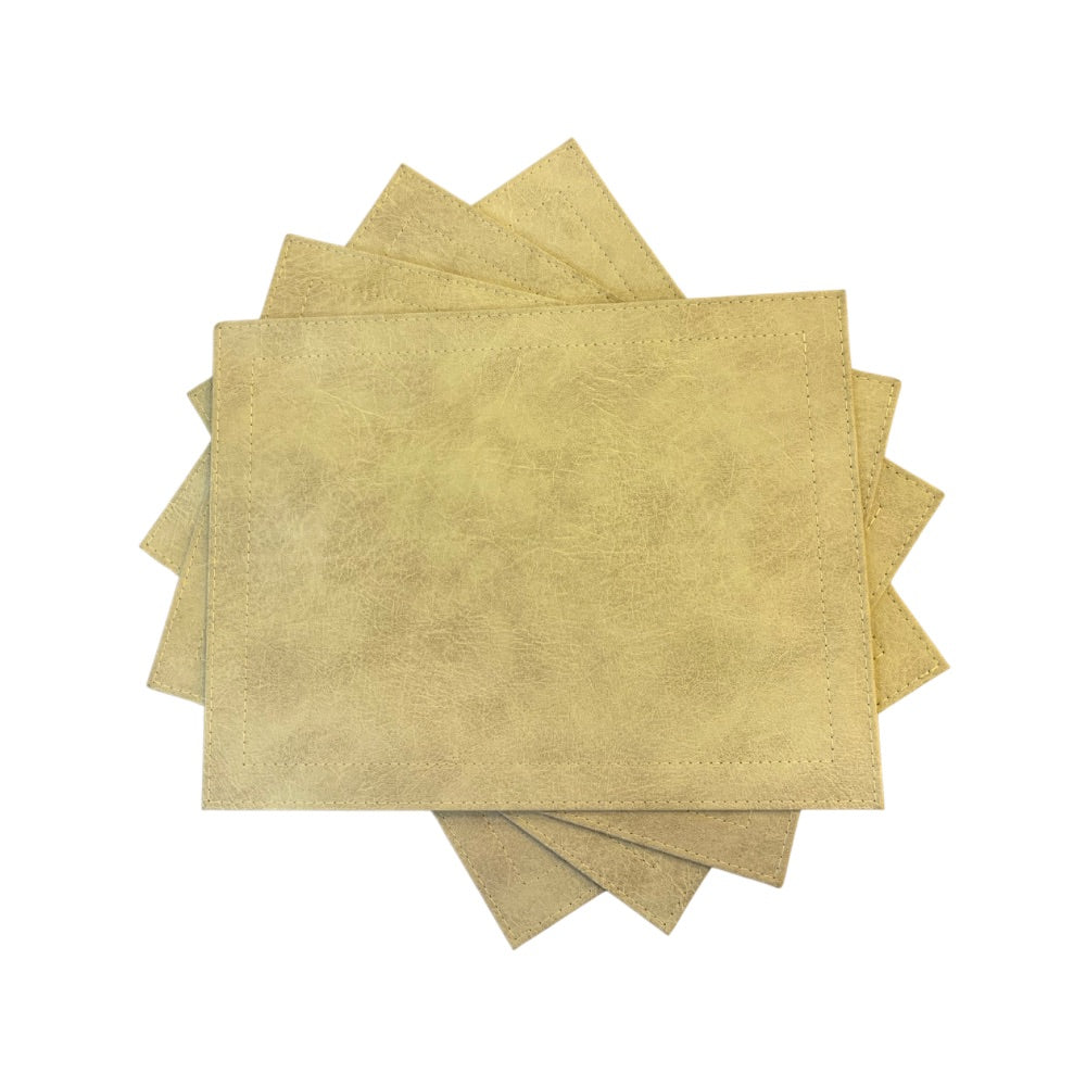 Set 4 individuales ecocuero