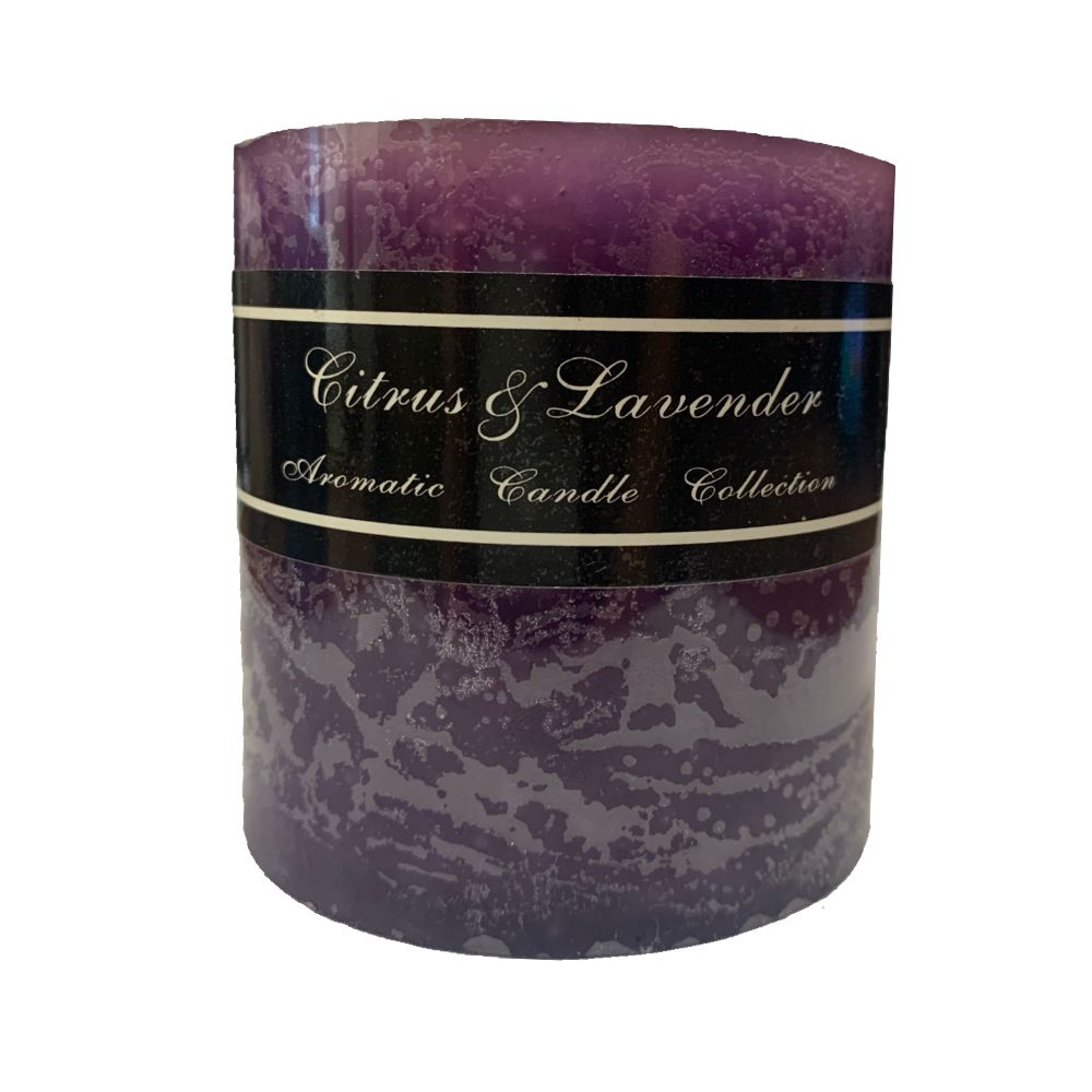 Velas Lirios Morada y Verde