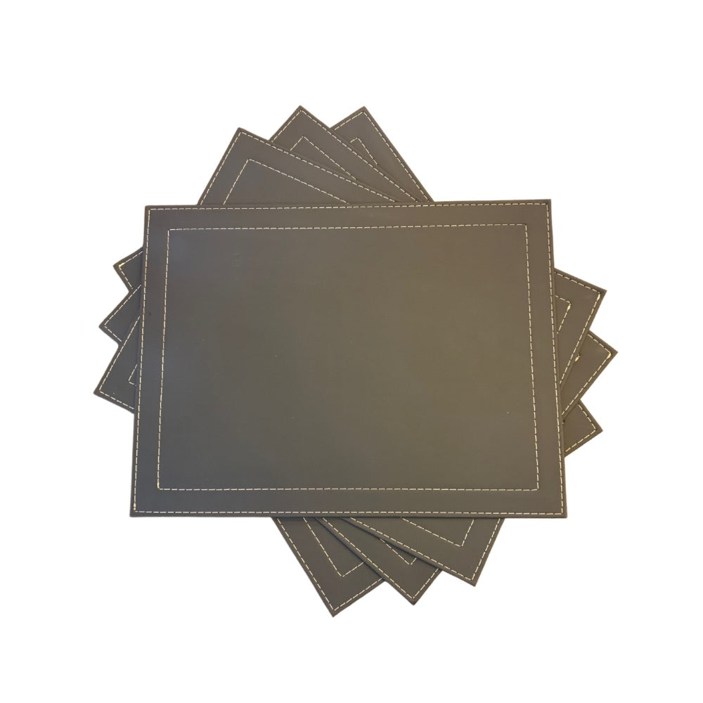 Set 4 individuales ecocuero