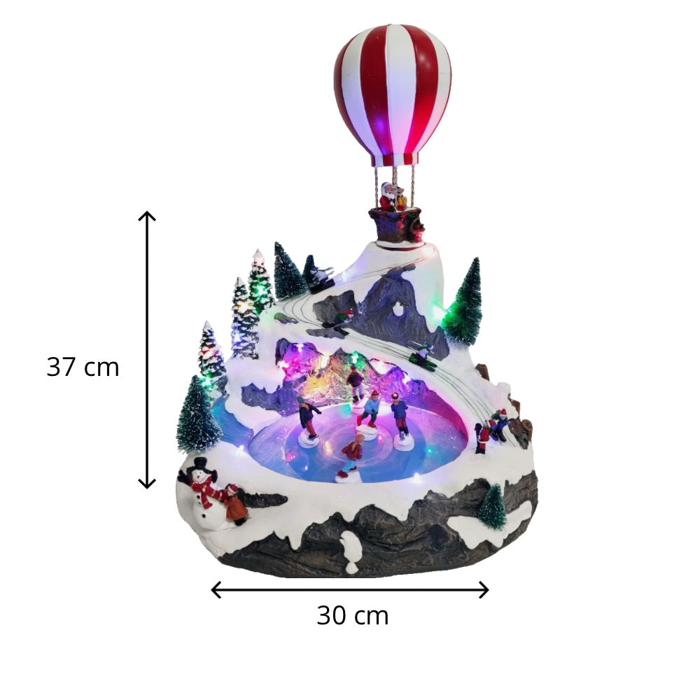 Villa Navideña con Globo