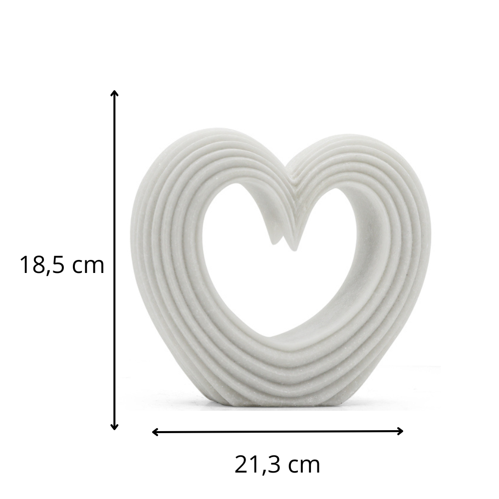 CORAZON PIEDRA BLANCA