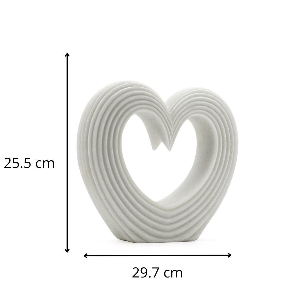 CORAZON PIEDRA BLANCA