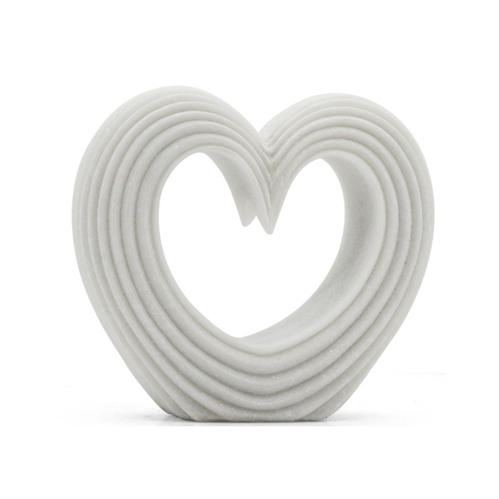 CORAZON PIEDRA BLANCA