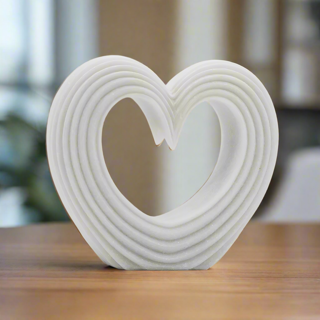 CORAZON PIEDRA BLANCA