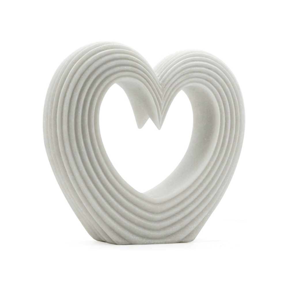 CORAZON PIEDRA BLANCA