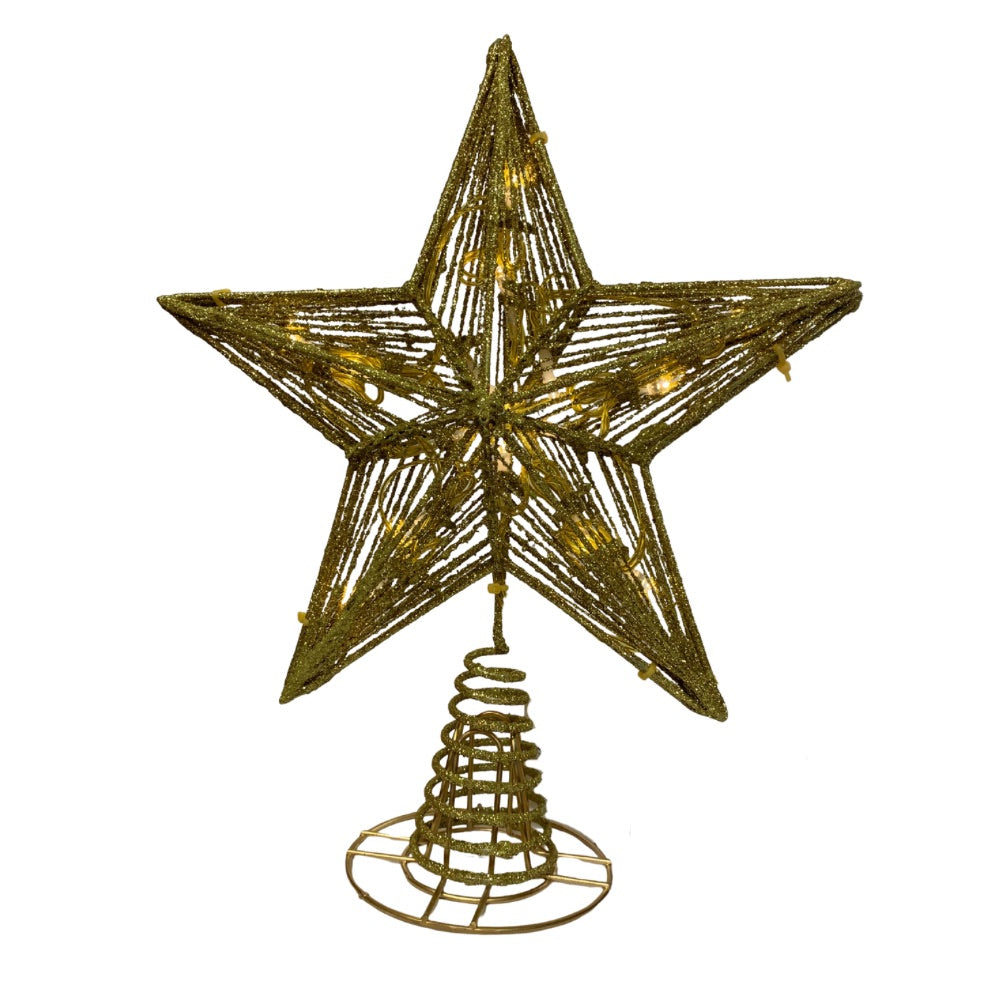 Estrella de árbol dorada 3D