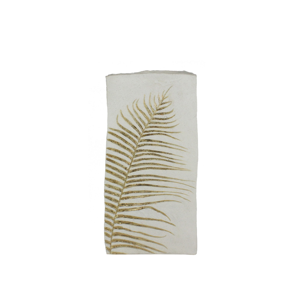 JARRON HOJA ORO GRANDE