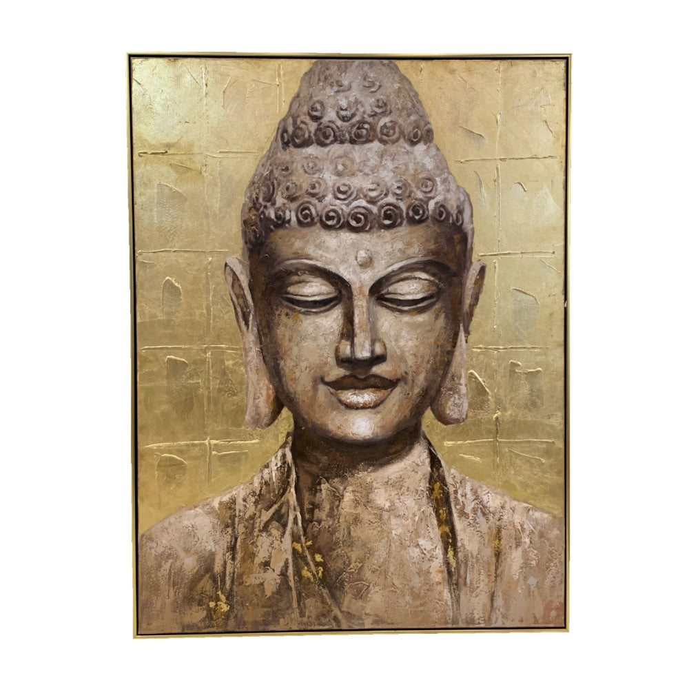 Cuadro Enmarcado Buda Dorado 120x90