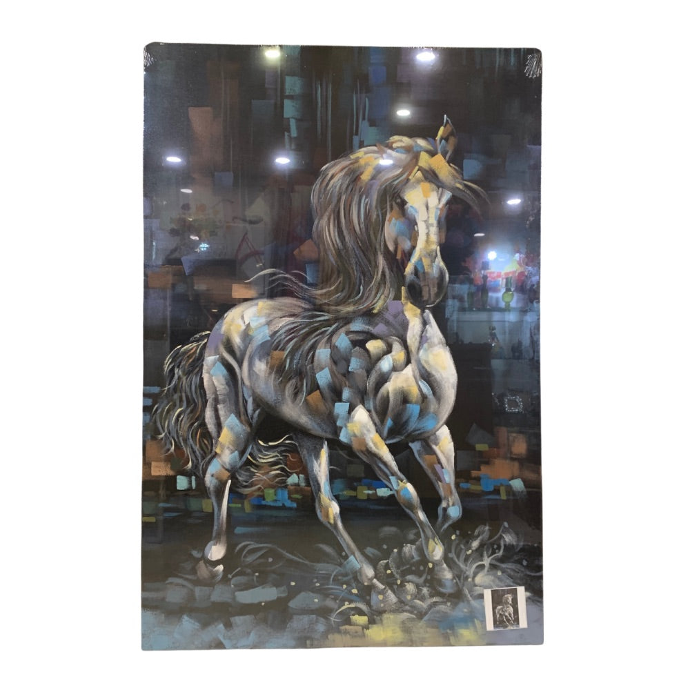 Cuadro Caballo Cósmico 150x100