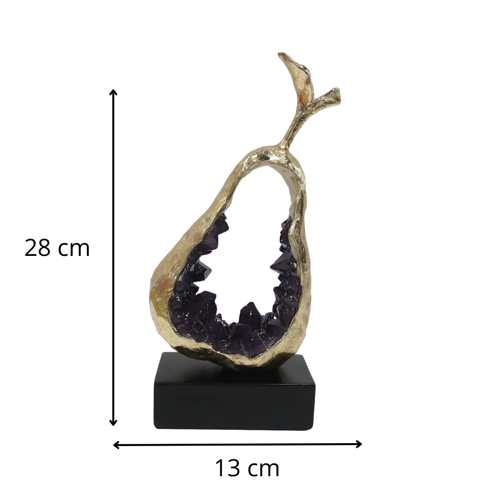 PERA DORADA CRISTALES