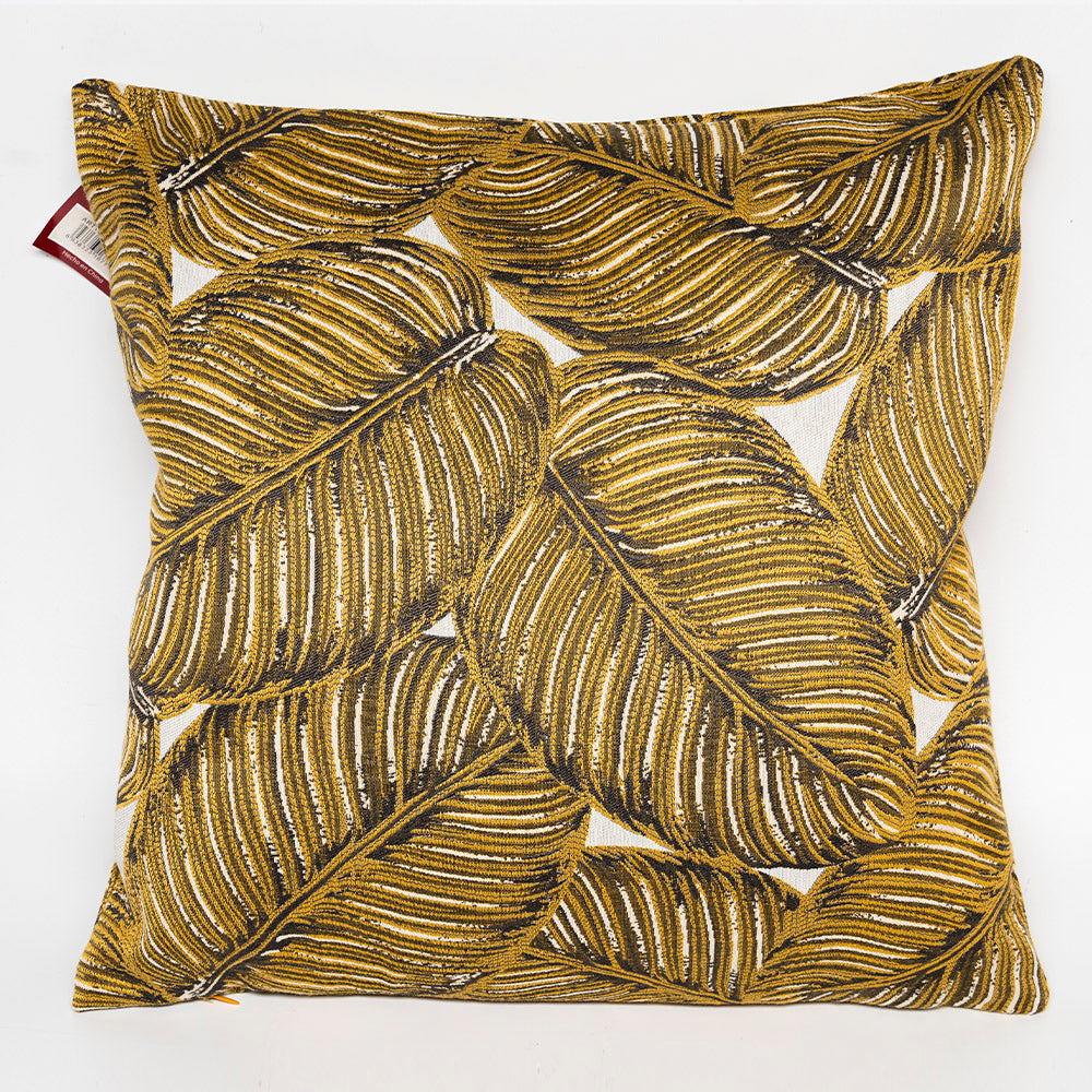 FUNDA COJIN DISEÑO HOJA 3 COLORES