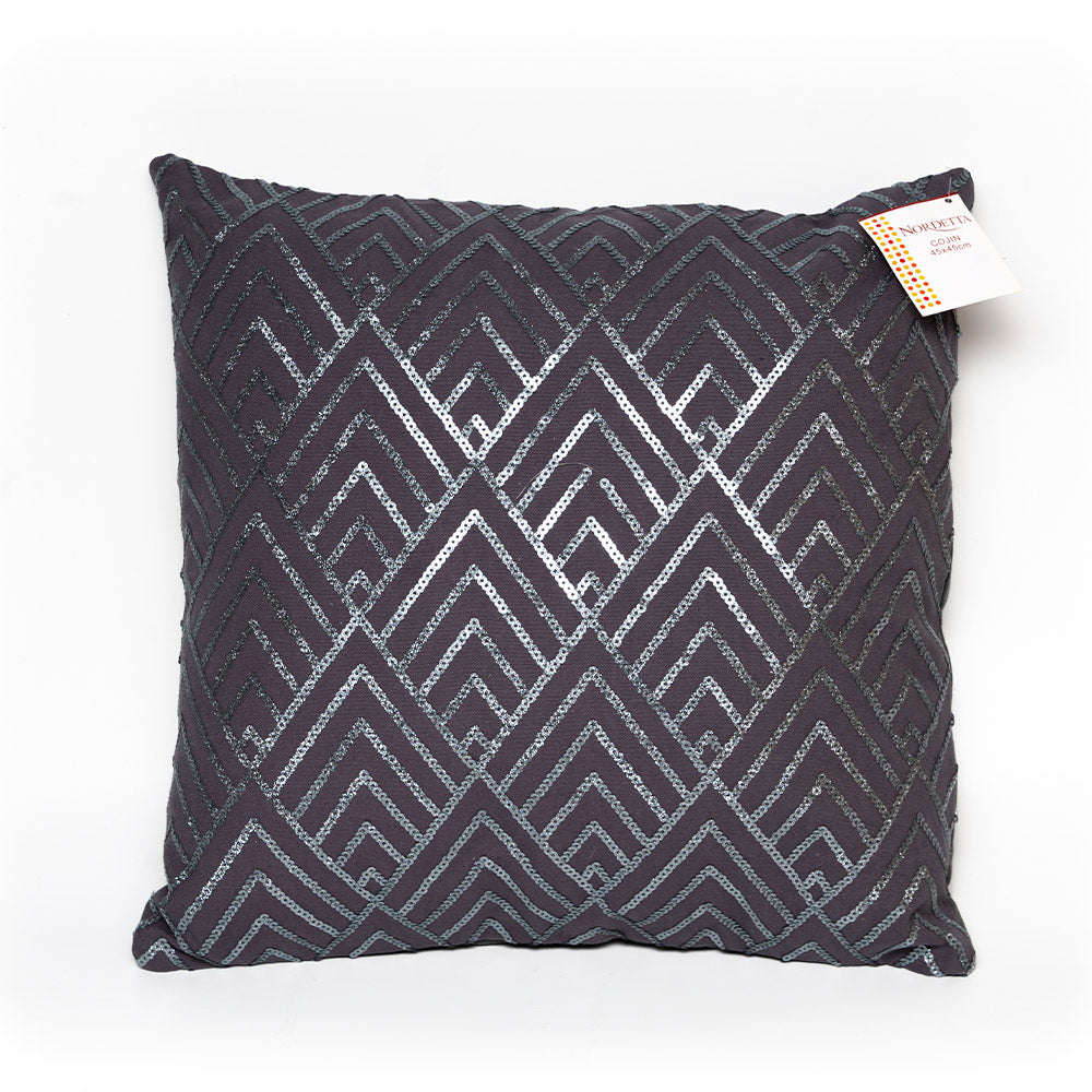 FUNDA COJIN DISEÑO PIRAMIDAL 3 COLORES