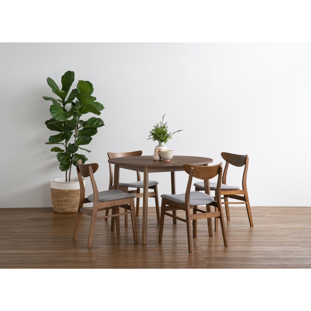 JUEGO COMEDOR REDONDO STARK X4 SILLAS