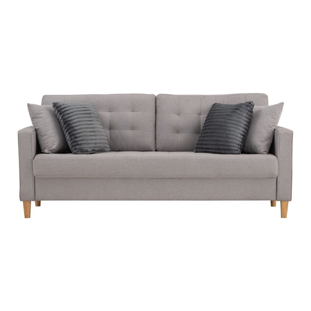 SOFA SLAVIA GRIS 3 CUERPOS