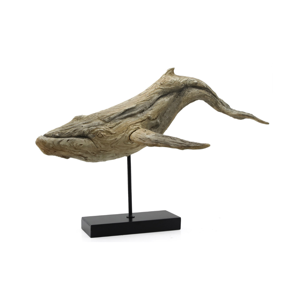 BALLENA RESINA CON SOPORTE