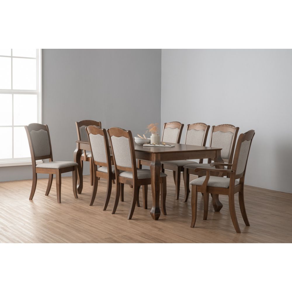 JUEGO COMEDOR LOTUM X6 SILLAS + 2 SITIALES