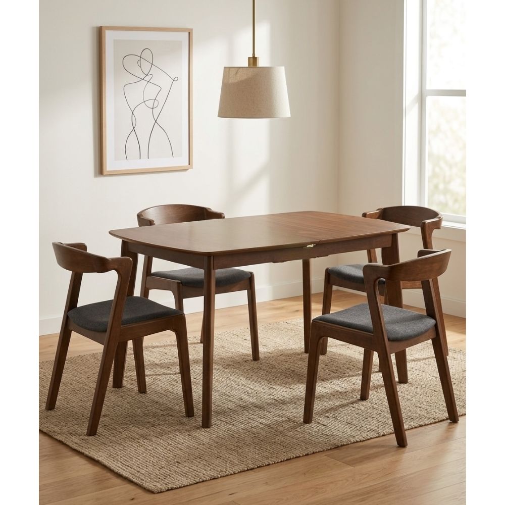 JUEGO COMEDOR ARTHUR EXTENSIBLE X4 SILLAS