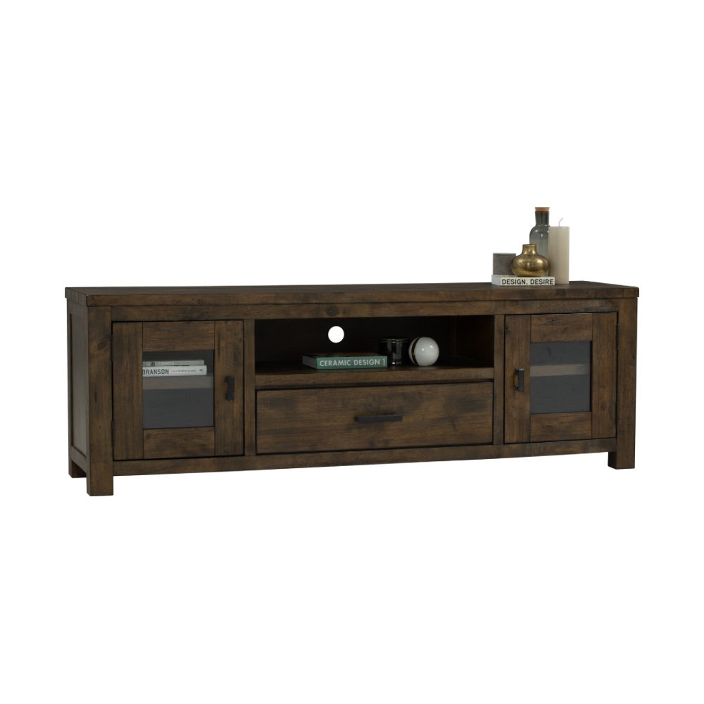 Tv Rack Leyton 1.8m Madera Roble