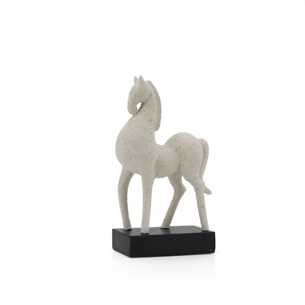 CABALLO INGLES PIEDRA CON BASE RESINA