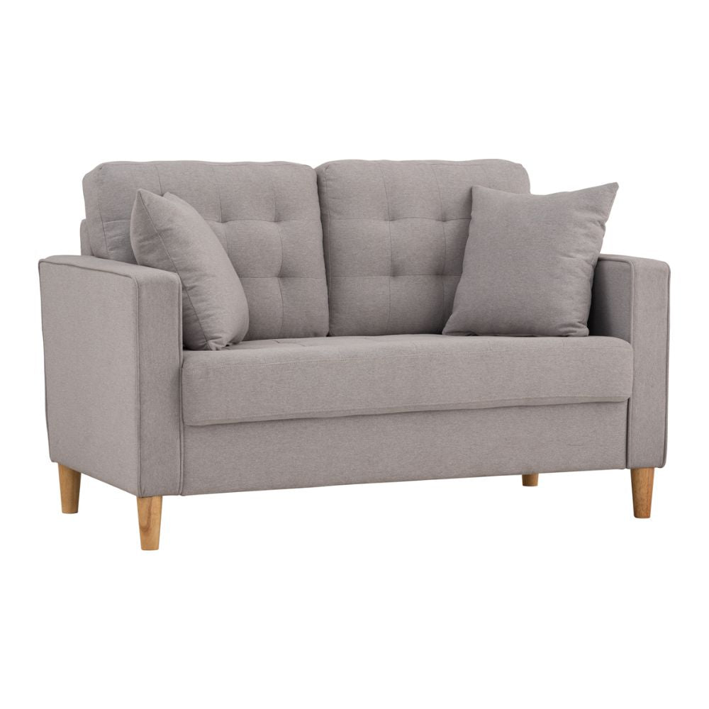 SOFA SLAVIA GRIS 2 CUERPOS