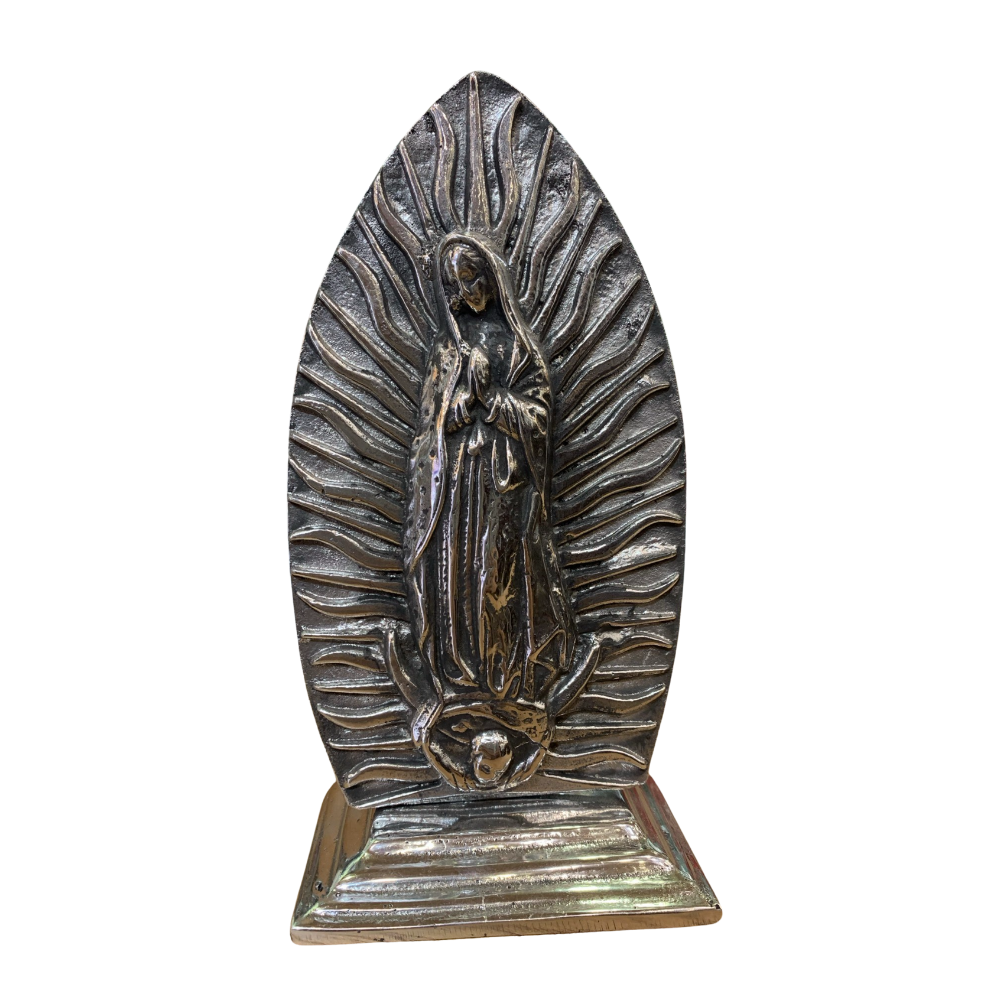 Peltre Virgen de Guadalupe