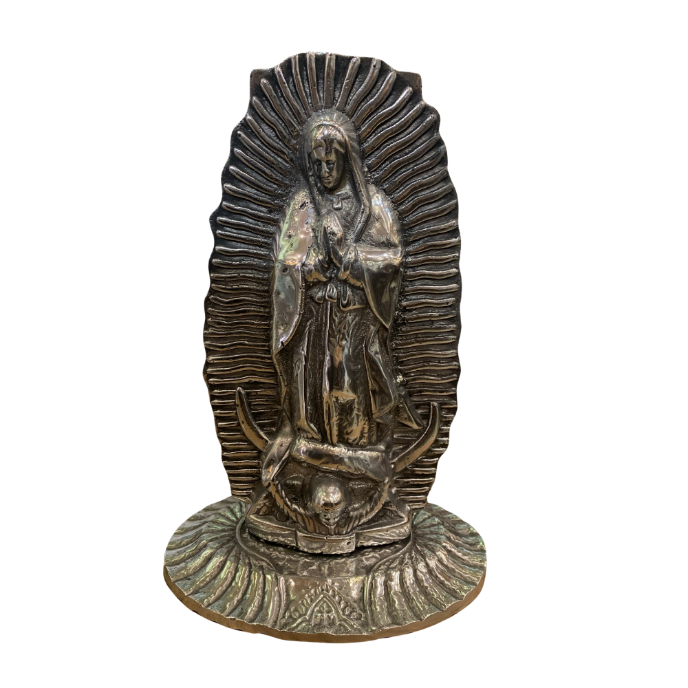 Peltre Virgen de Guadalupe