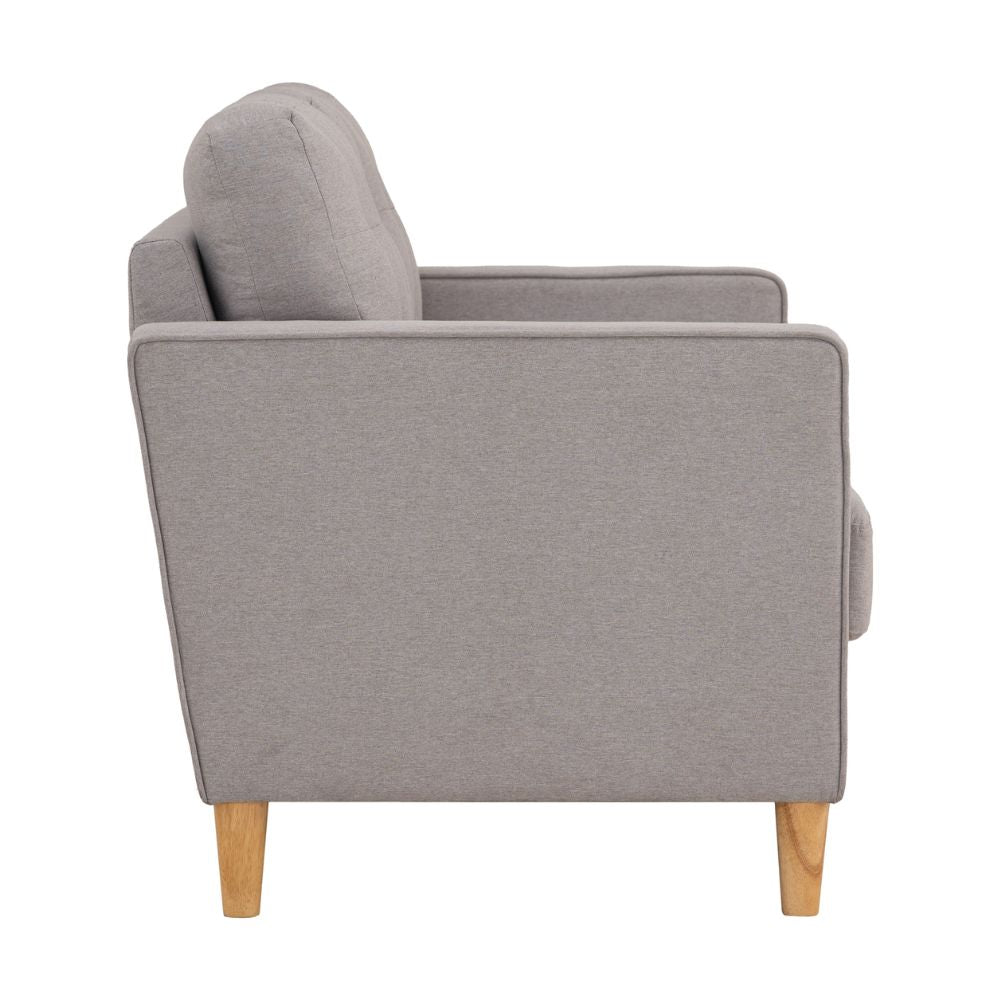SOFA SLAVIA GRIS 2 CUERPOS