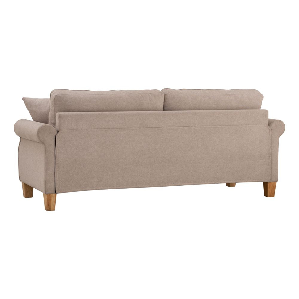 SOFA IMPALA BEIGE 3 Cuerpos