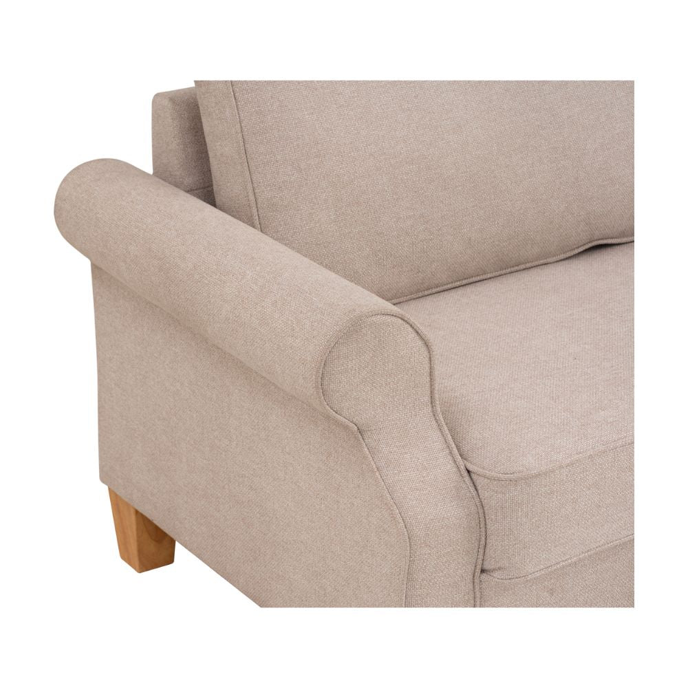 SOFA IMPALA BEIGE 2 Cuerpos