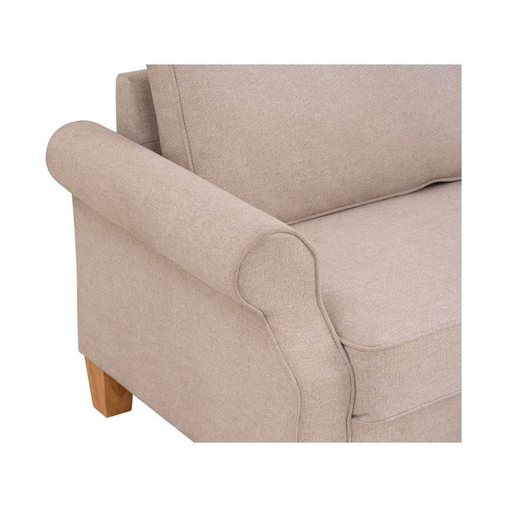 SOFA IMPALA BEIGE 3 Cuerpos