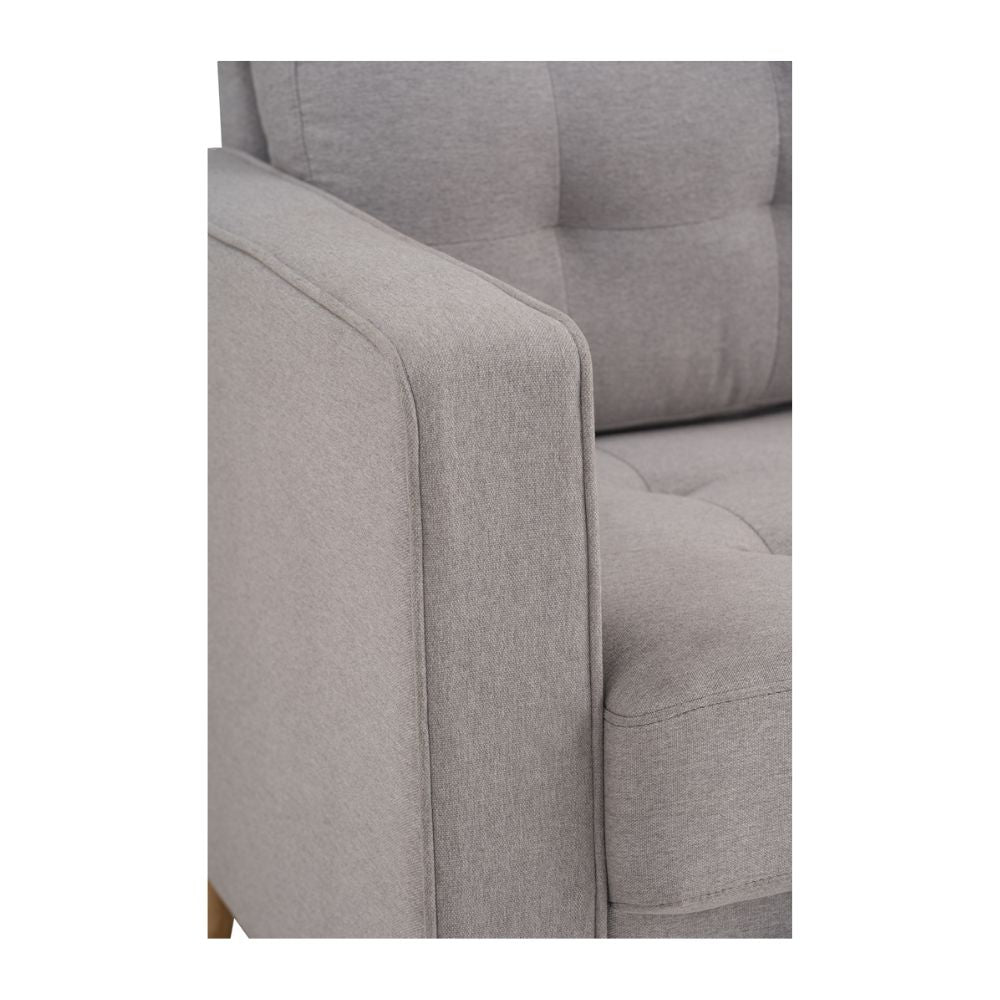 SOFA SLAVIA GRIS 2 CUERPOS