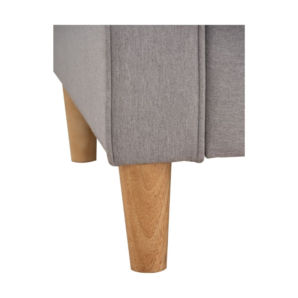 SOFA SLAVIA GRIS 3 CUERPOS