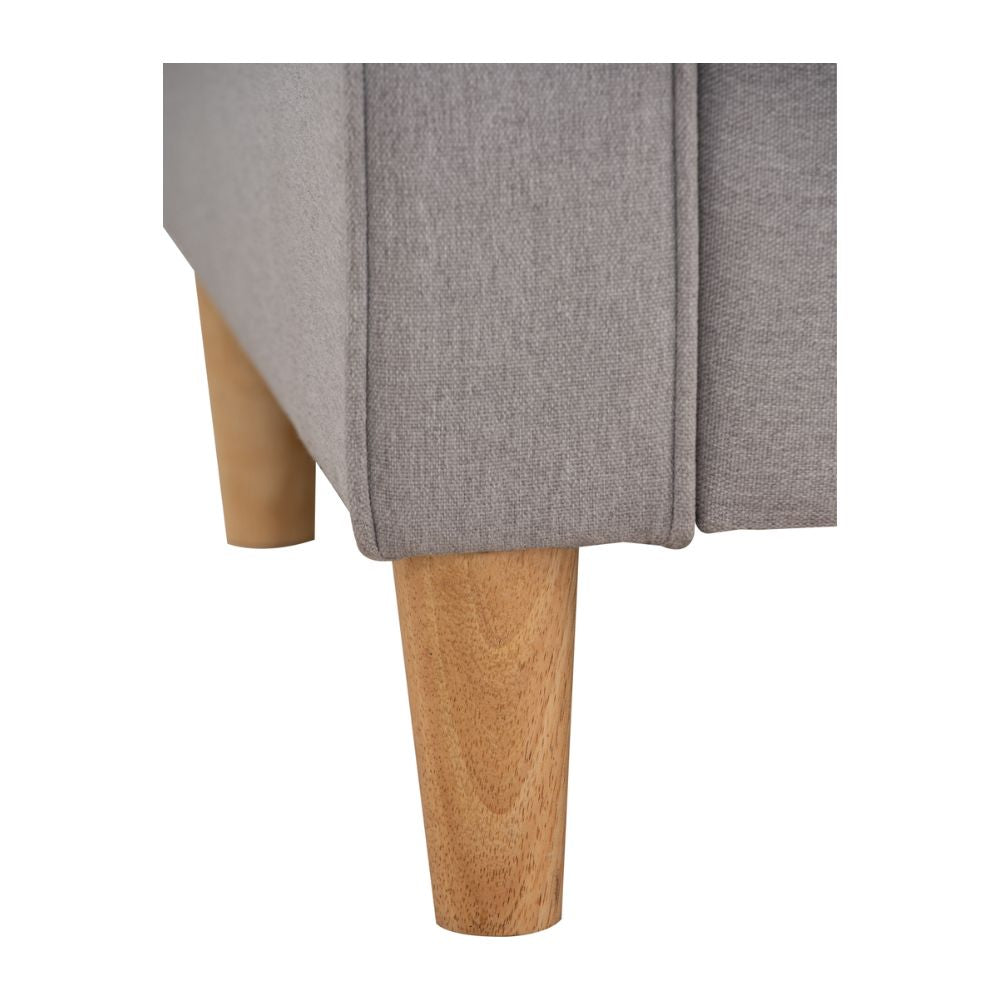 SOFA SLAVIA GRIS 2 CUERPOS