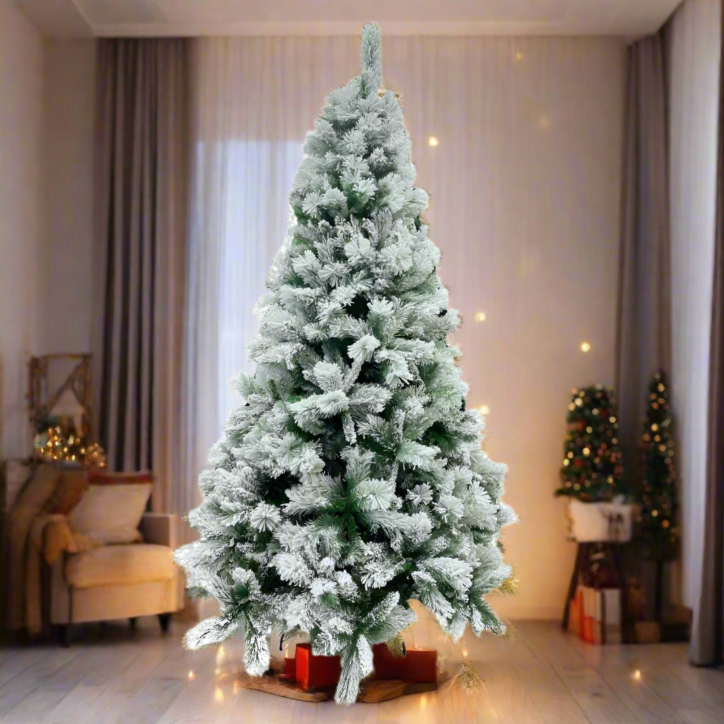 Arbol Navideño Blanco 210cm