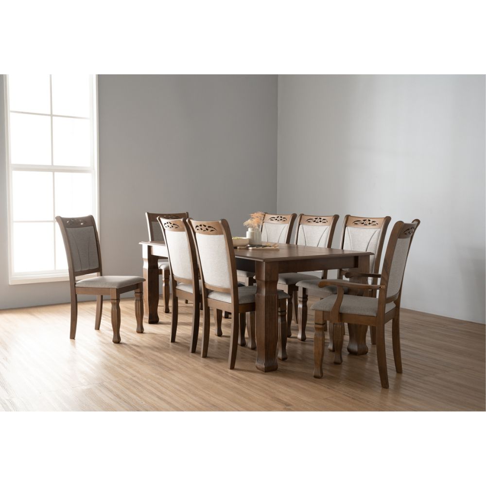 JUEGO COMEDOR TEGUS X6 SILLAS + 2 SITIALES