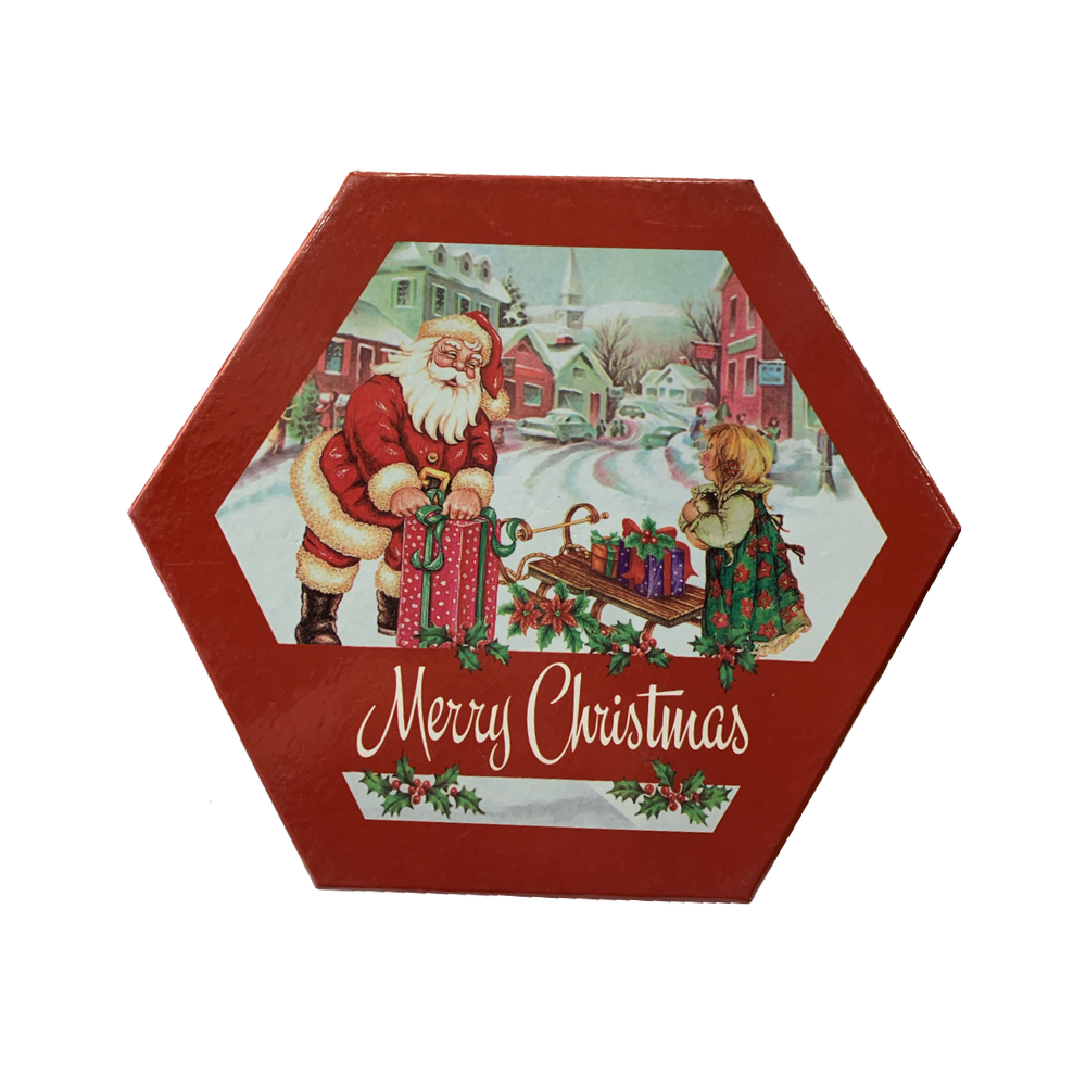Set x 7 bolas Navideñas con Caja