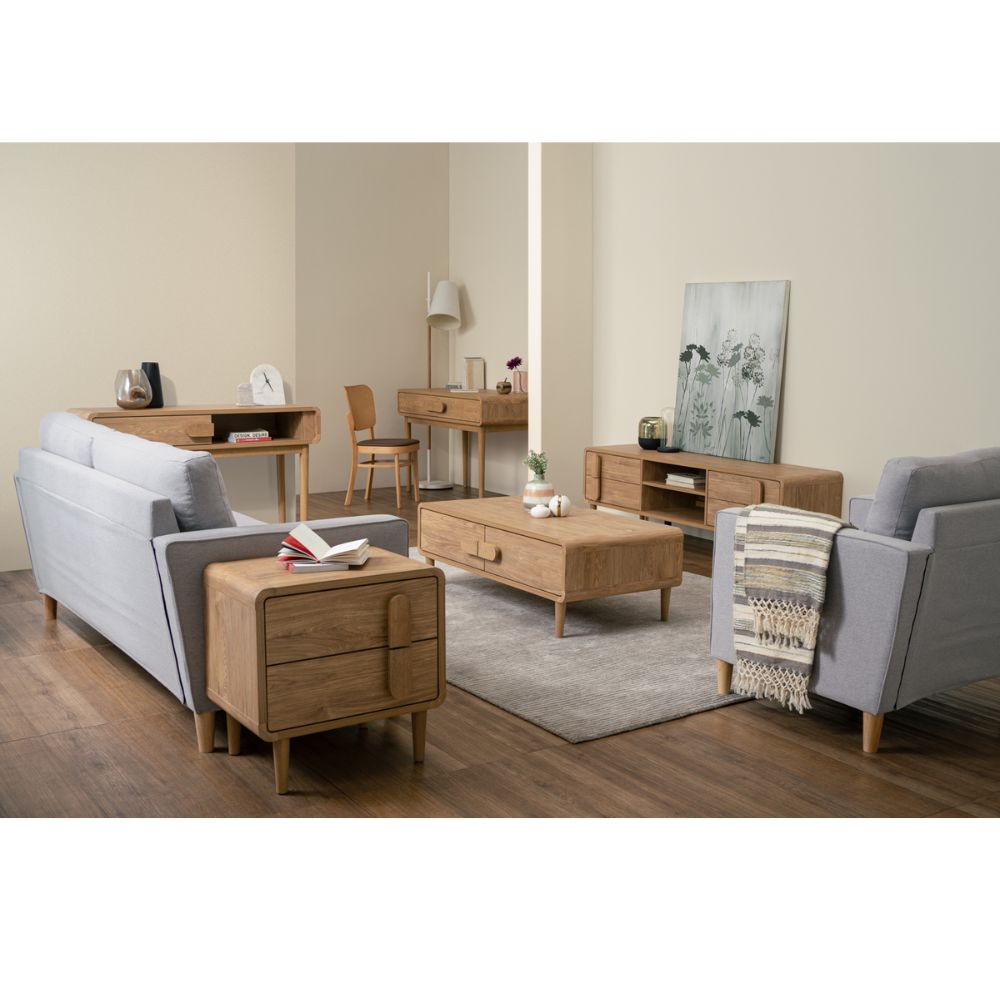 SOFA SLAVIA GRIS 3 CUERPOS